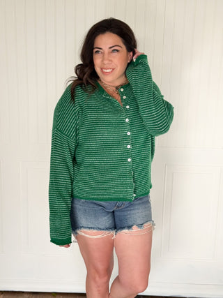 The Clover Stripe Knit - 150 Kimonos + Cardigans - The Farmhouse