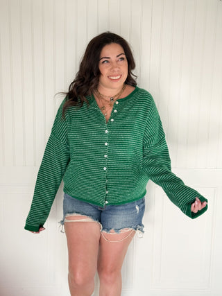 The Clover Stripe Knit - 150 Kimonos + Cardigans - The Farmhouse