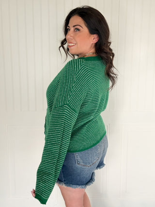 The Clover Stripe Knit - 150 Kimonos + Cardigans - The Farmhouse