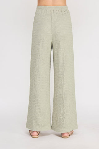 The Coastal Moss Knit Wide Leg Pants - 240 Pants - The Farmhouse