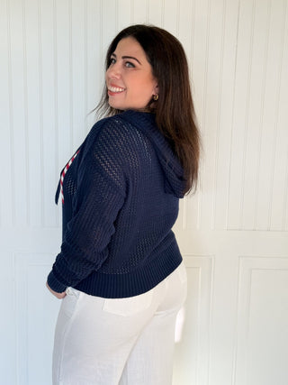 The Coastal Patriot Hooded Sweater - 140 Sweatshirts + Sweaters - The Farmhouse
