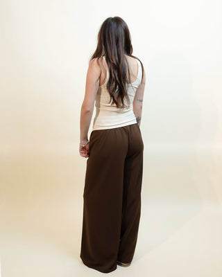 The Cocoa Flow High-Rise Trousers - 240 Pants - The Farmhouse