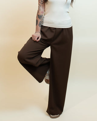 The Cocoa Flow High-Rise Trousers - 240 Pants - The Farmhouse