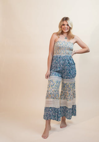 The Cottage Bloom Tiered Jumpsuit - 180 One Piece Outfits - The Farmhouse