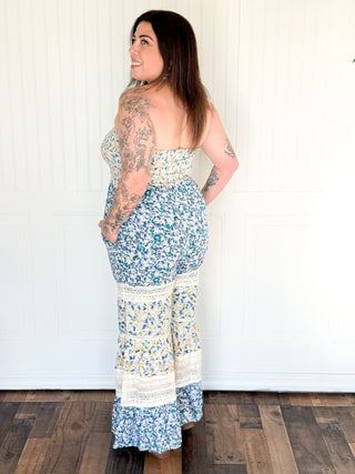 The Cottage Bloom Tiered Jumpsuit - 180 One Piece Outfits - The Farmhouse