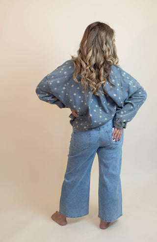 The Daisy Garden Classic Denim Jacket - Jacket - The Farmhouse
