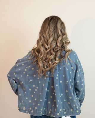 The Daisy Garden Classic Denim Jacket - Jacket - The Farmhouse