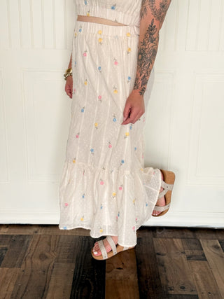 The Daisyfield Embroidered Midi - 240 Pants - The Farmhouse