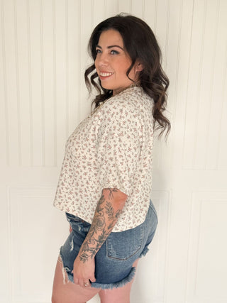 The Daisyfield Henley Knit, Mocha - 100 Casual Tops - The Farmhouse
