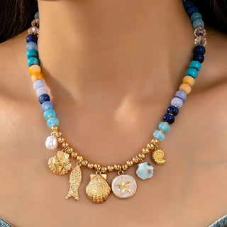 The Deep Blue Treasures Necklace - 260 Fashion Accessories - The Farmhouse