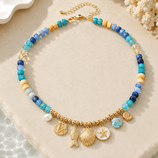 The Deep Blue Treasures Necklace - 260 Fashion Accessories - The Farmhouse