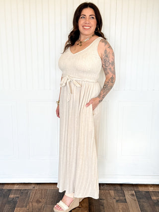 The Easy V Smocked Midi Dress - 170 Dresses - The Farmhouse