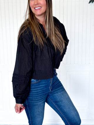 The Elegant Line Button Blouse - 100 Casual Tops - The Farmhouse