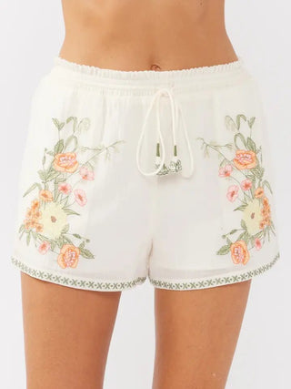 The Embroidered Breeze Drawstring Shorts - 220 Shorts + Skirts - The Farmhouse