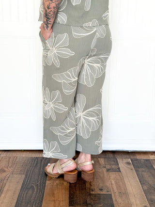 The Eucalyptus Bloom Relaxed Pants - 240 Pants - The Farmhouse
