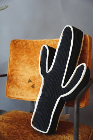 The Feisty Cactus Cushion, Midnight - 420 Home Decor - The Farmhouse