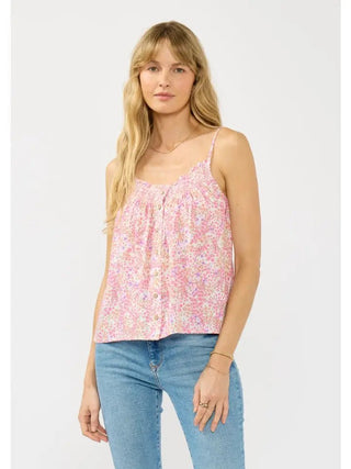 The Floral Daydream Spaghetti Strap Top - 100 Casual Tops - The Farmhouse