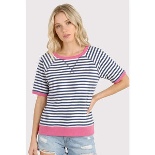 The Fresh Start Stripe Crew - 110 Blouses - The Farmhouse