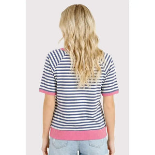 The Fresh Start Stripe Crew - 110 Blouses - The Farmhouse