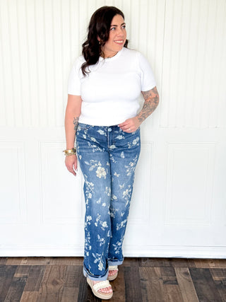 The Garden Bloom Wide Leg Trousers - 240 Pants - The Farmhouse