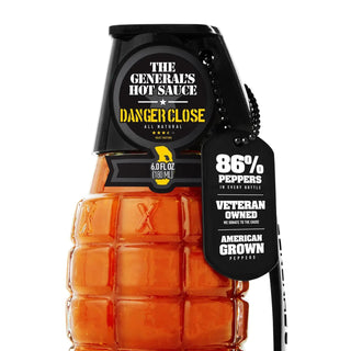 The General's Hot Sauce, Danger Close, Cayenne and Habanero Hot Sauce - 440 Kitchen + Tabletop - The Farmhouse