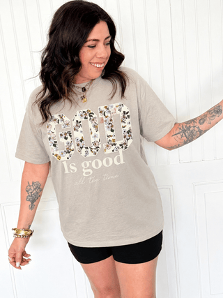 The God Is Good Wildflower Graphic Tee - 120 Graphic Tees - The Farmhouse