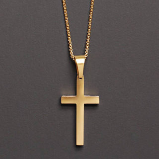 The Golden Testament Cross Men's Necklace - 320 Men's - The Farmhouse