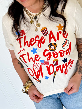 The Good Old Days Crop Tee - 120 Graphic Tees - The Farmhouse