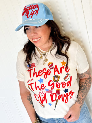 The Good Old Days Crop Tee - 120 Graphic Tees - The Farmhouse