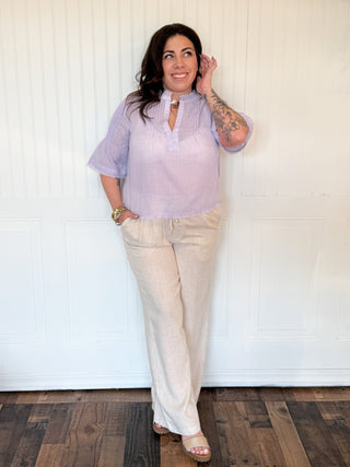 The Harper Drawstring Trouser - 240 Pants - The Farmhouse