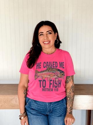 The Hooked on Jesus Tee - 120 Graphic Tees - The Farmhouse