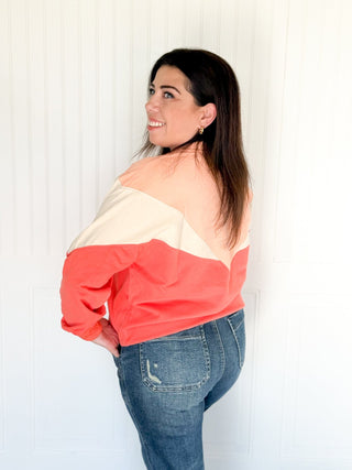 The Horizon Block Knit, Sunset - 140 Sweatshirts + Sweaters - The Farmhouse