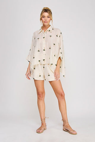 The Island Hopping Elastic Waist Shorts - 220 Shorts + Skirts - The Farmhouse