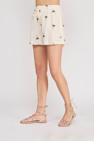 The Island Hopping Elastic Waist Shorts - 220 Shorts + Skirts - The Farmhouse