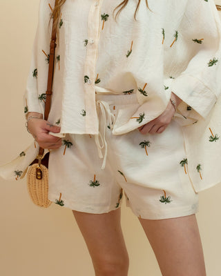 The Island Hopping Elastic Waist Shorts - 220 Shorts + Skirts - The Farmhouse