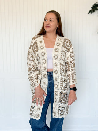 The Keepsake Crochet Cardigan, One Size Fits Most - 150 Kimonos + Cardigans - The Farmhouse