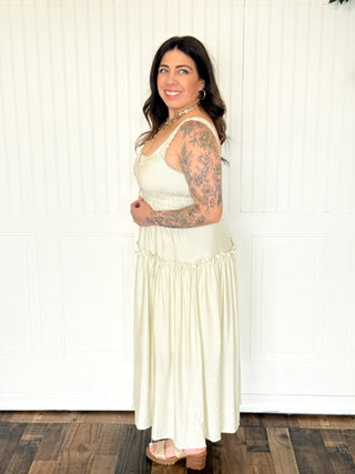 The Light Olive Buttonline Midi - 170 Dresses - The Farmhouse