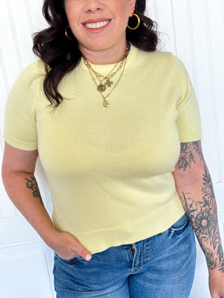 The Luma Cropped Sweater, Banana - 100 Casual Tops - The Farmhouse