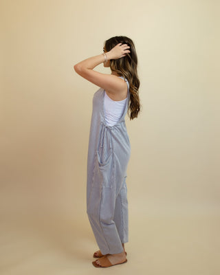 The Marina Jumpsuit, Grey - 180 One Piece Outfits - The Farmhouse
