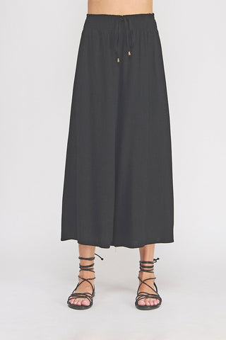 The Midnight Breeze Capri Linen Pants - 240 Pants - The Farmhouse