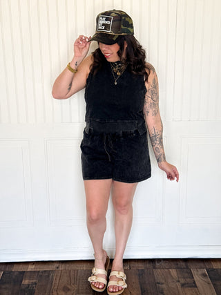 The Midnight Lounge Drawstring Shorts - 220 Shorts & Skirts - The Farmhouse