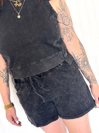The Midnight Lounge Drawstring Shorts - 220 Shorts & Skirts - The Farmhouse