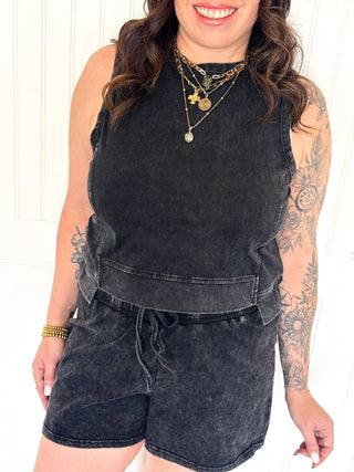 The Midnight Lounge Drawstring Shorts - 220 Shorts & Skirts - The Farmhouse