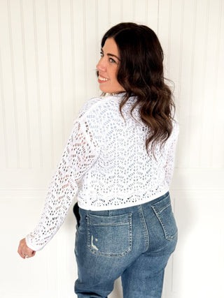 The Mirelle Open Knit Crop Top - 100 Casual Tops - The Farmhouse
