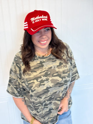 The Motherhood Is Holy Work Cap - 260 Fashion Accessories - The Farmhouse