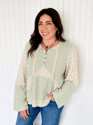 The Natural Garden Layered Top - 140 Sweatshirts + Sweaters - The Farmhouse