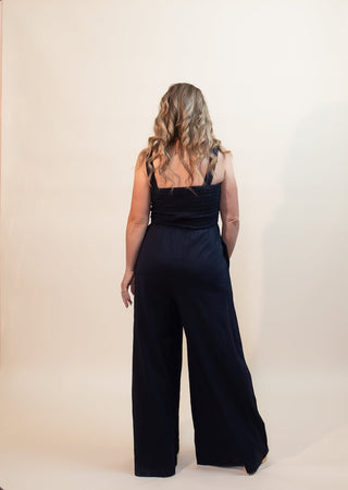 The Navy Dream Sleeveless Jumpsuit - 170 Dresses - The Farmhouse