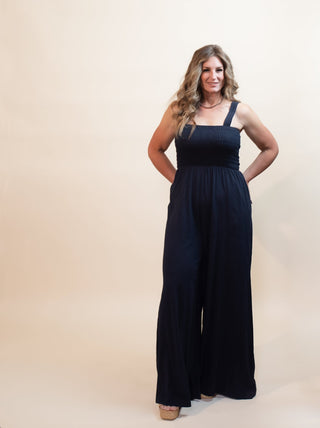 The Navy Dream Sleeveless Jumpsuit - 170 Dresses - The Farmhouse