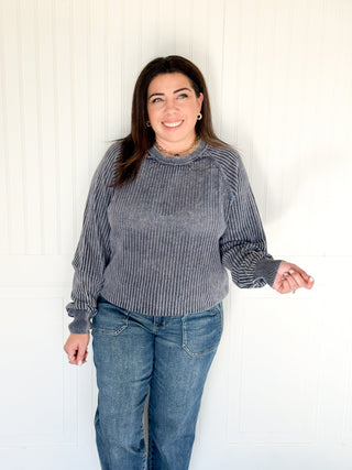 The Navy Ridge Sweater - 100 Casual Tops - The Farmhouse