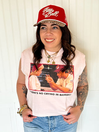 The No Crying in Baseball Tank - 120 Graphic Tees - The Farmhouse